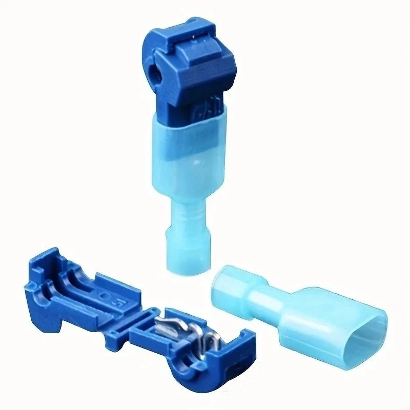 20PCS Insulated 22-10 AWG T-Taps Quick Splice Wire Terminal Connectors Combo Kit