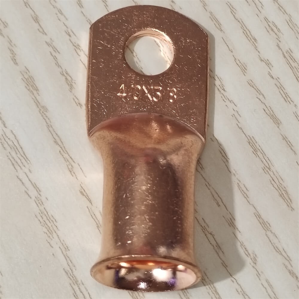 Copper Ends Lugs Crimp Ring Battery Terminals Gauge 4/0AWG Cable Wire Connectors