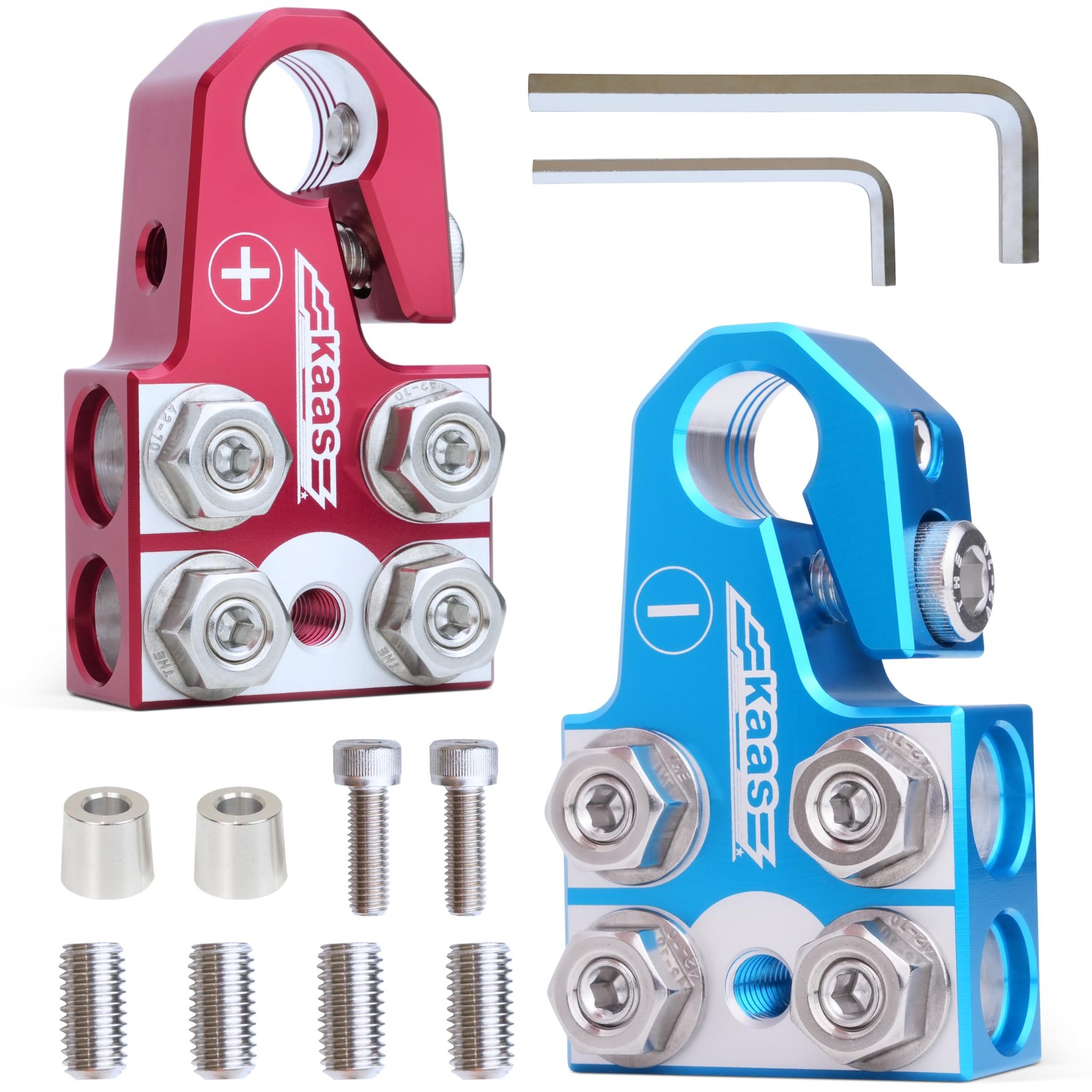 8Way Lead Acid Battery Terminal Connector, Positive and Negative Set, Battery…