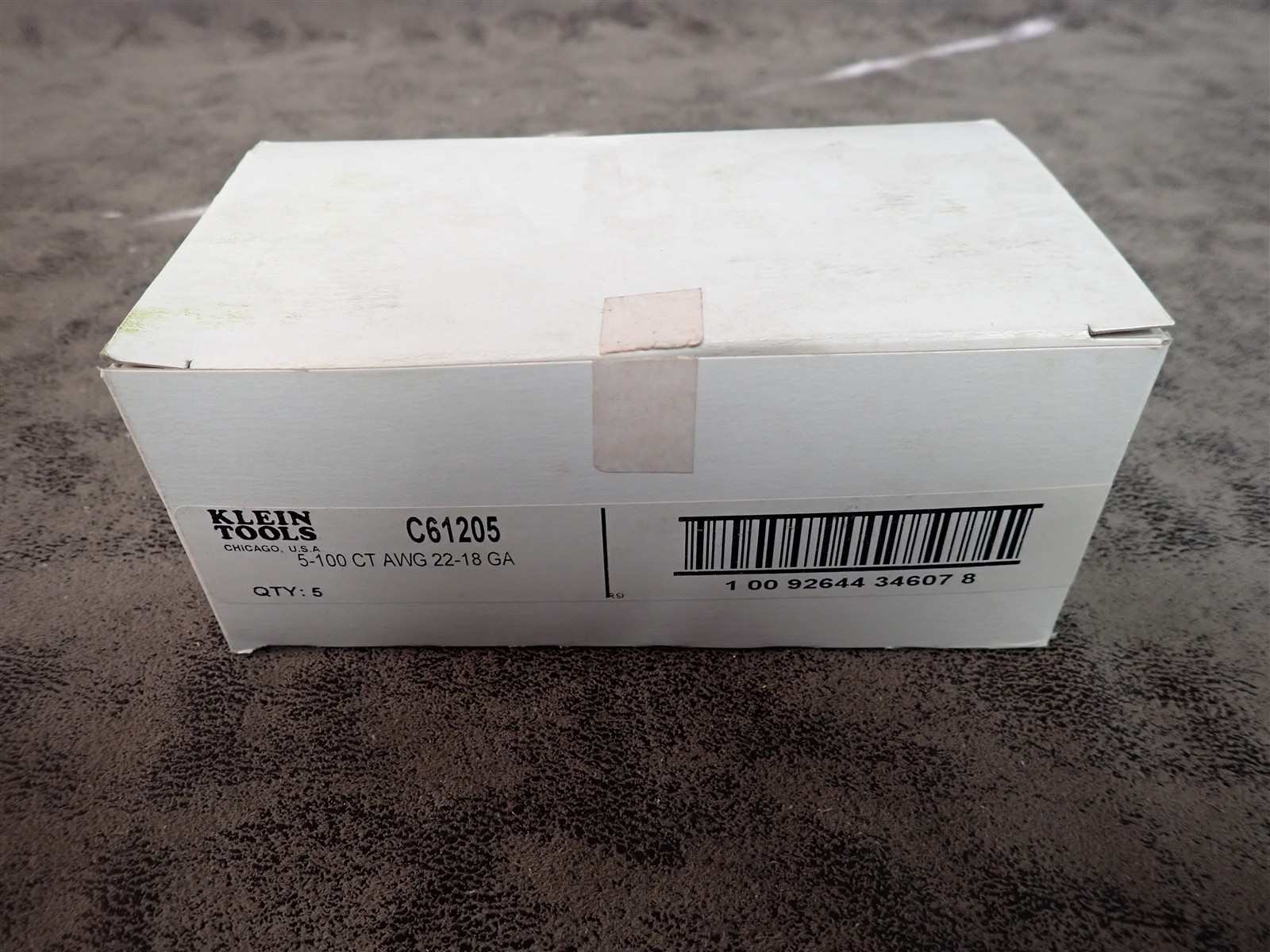Klein/Vaco C61205 Insulated Ring Terminals 22-18 AWG, 3-100 Packs 300 Total G40