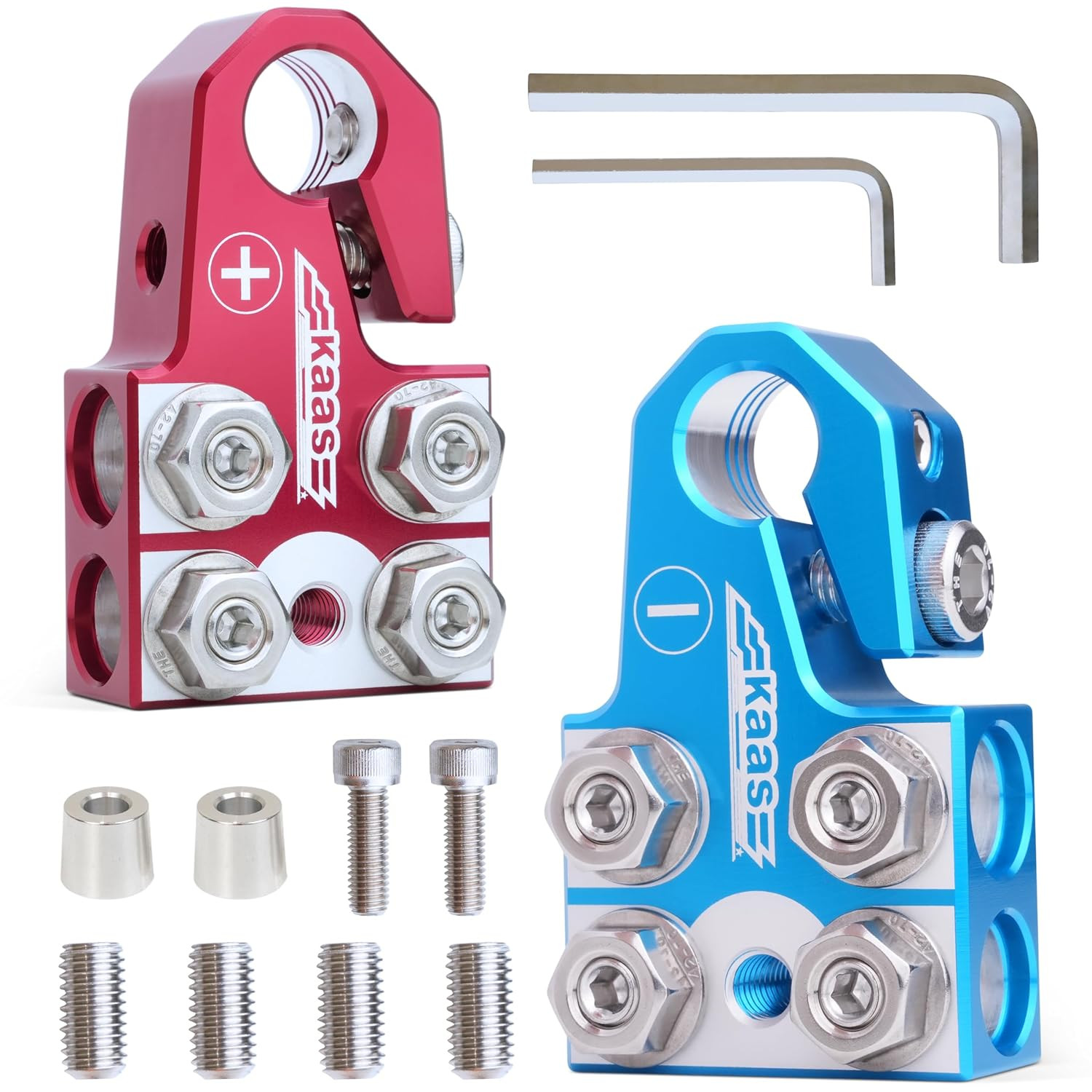 8-Way Lead Acid Battery Terminal Connector, Positive and Negative Set, Battery P