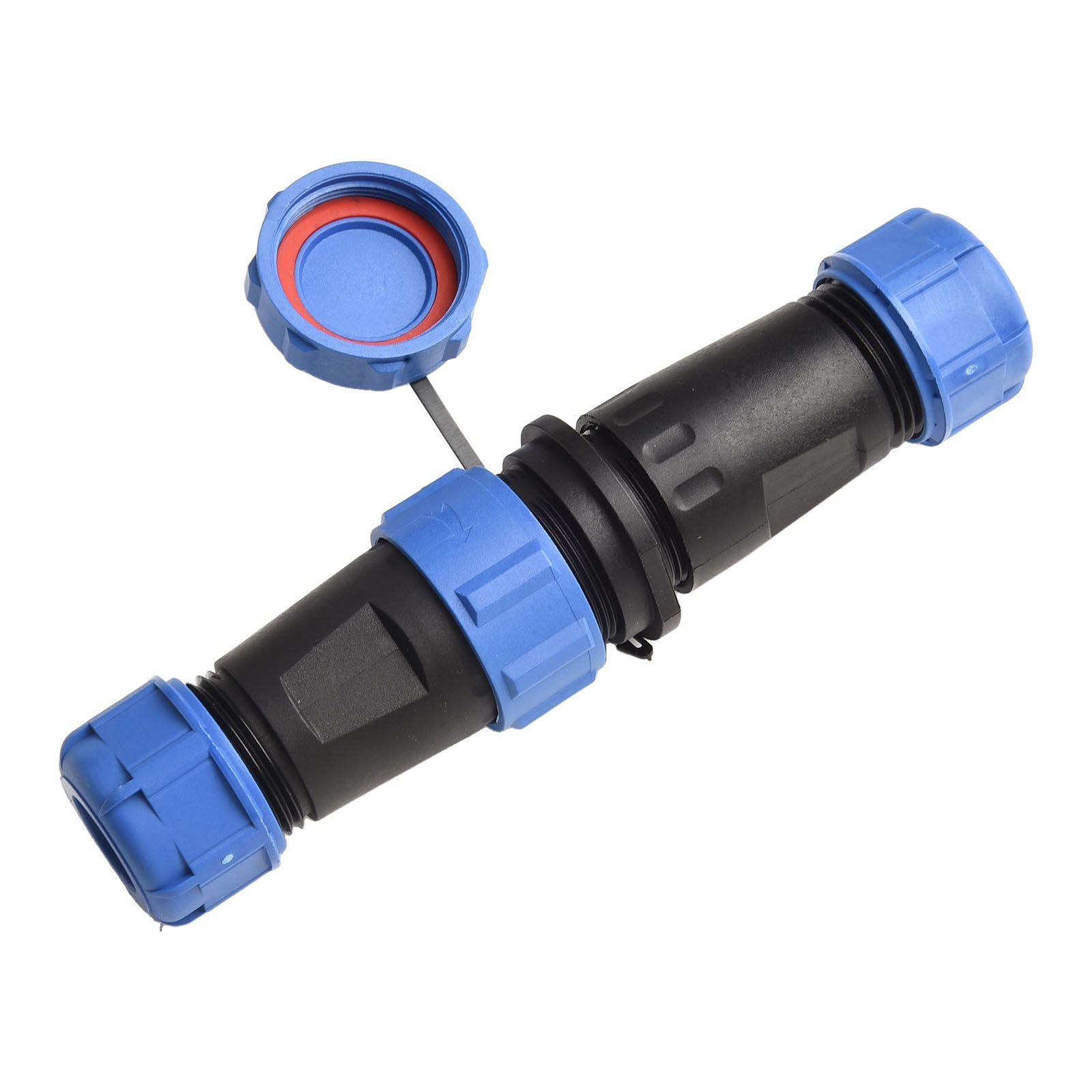 Waterproof Cable Connector Wire Connector 30A 3Pin AC 1500V Mount Pair
