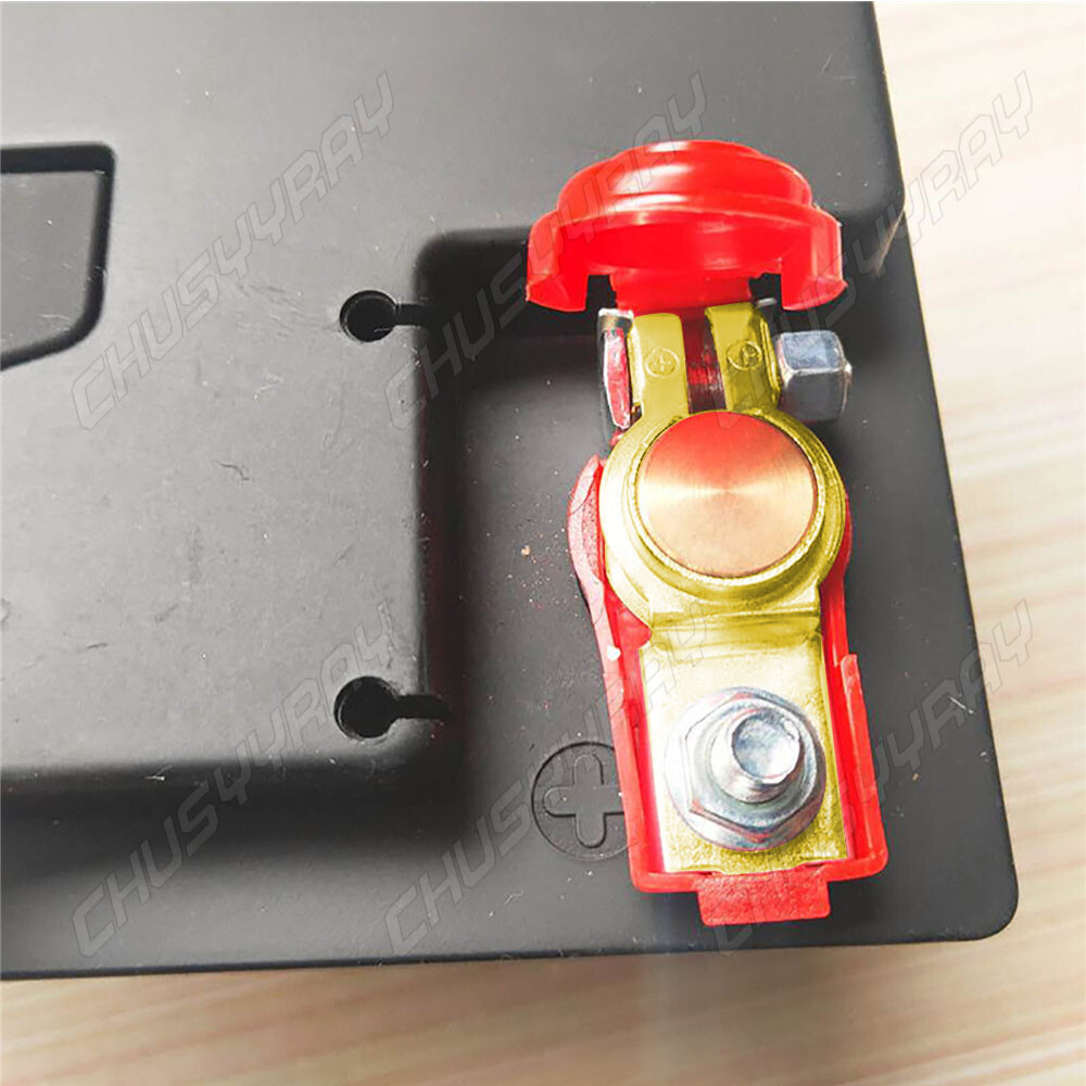 NEW Car Battery Terminal Connectors Clamp 2x Wire Lugs Cable Ends Copper Eyelet