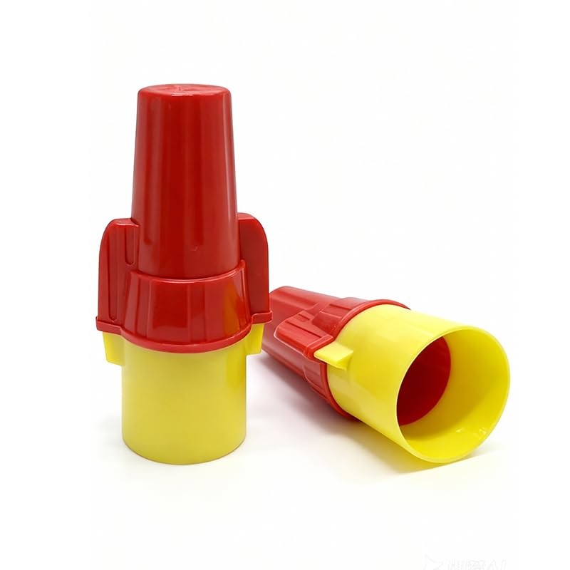 Winged Wire Connectors, Easy Twist-on Screw on Ribbed Cap for dicio_RDYW_500
