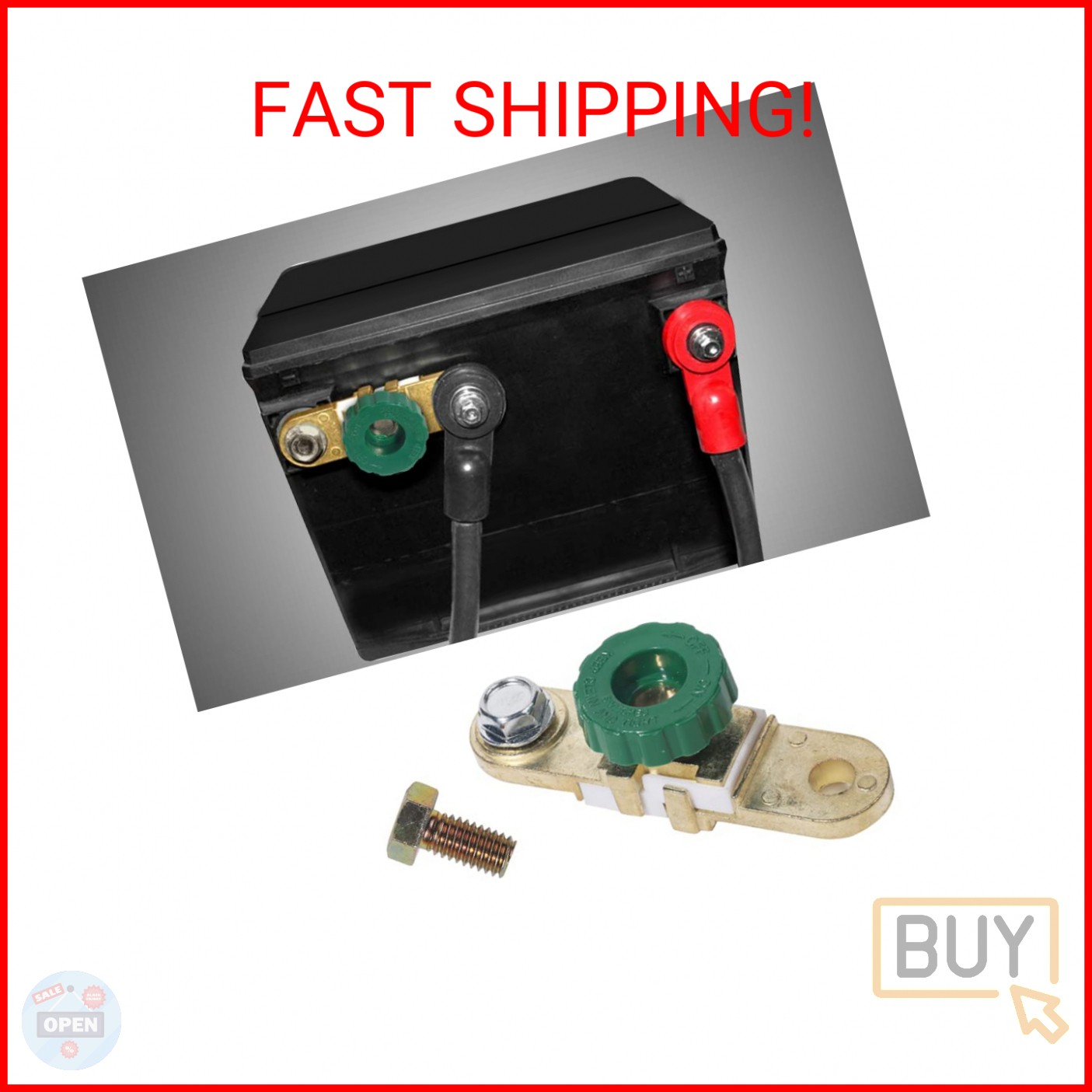 Banseko Side Post Car Battery Disconnect Switch，Car Battery Terminal Link Quick