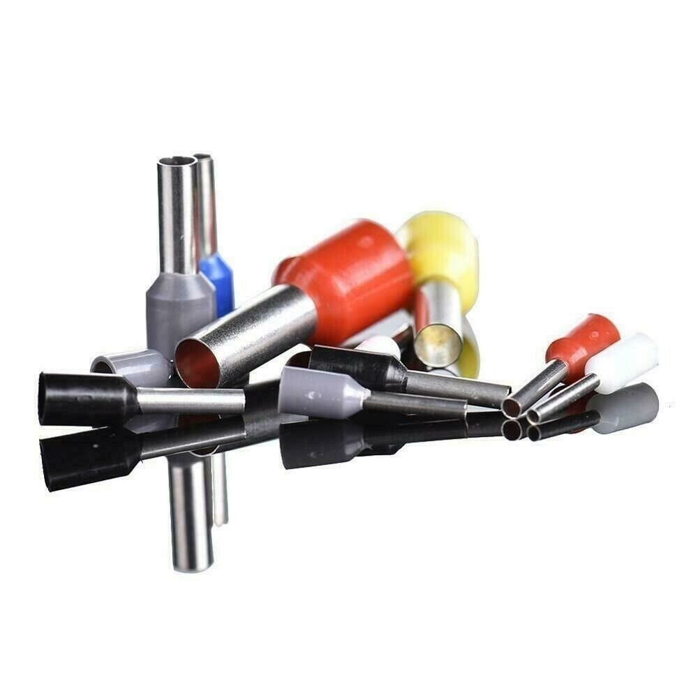 1200Pcs Electrical Wire Connectors Cord Pin End Bootlace Ferrule Crimp Terminals