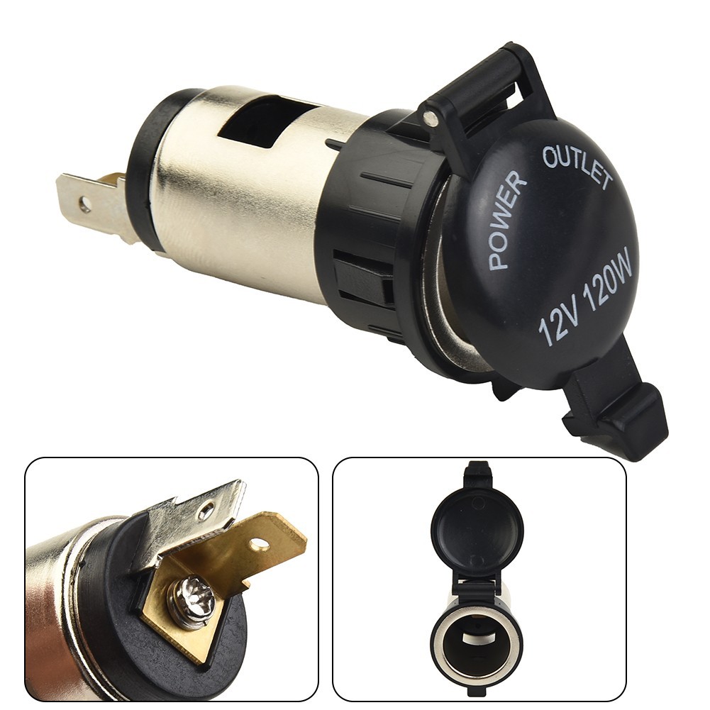 Enhanced Design 12V 120W Universal-Cigarette-Lighter Socket For Vehicles New