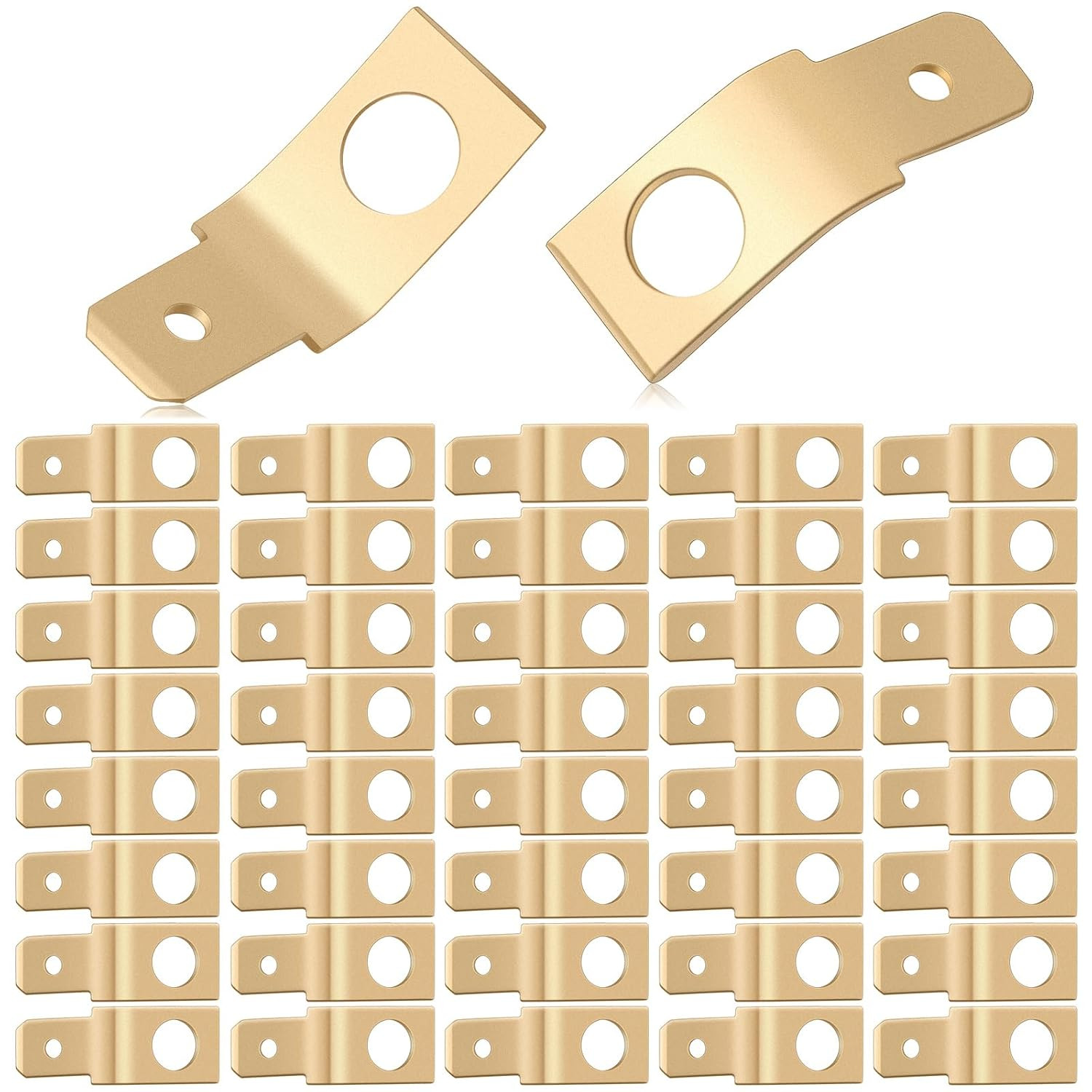 50 Pcs Solderless Quick Disconnect Adapters Non Insulated Wire