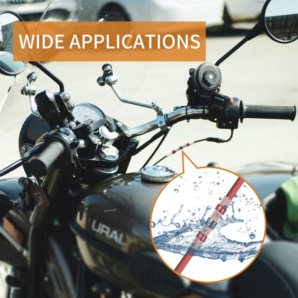 Versatile 350 Pcs Solder Seal Connectors for Automotive and Marine Applications