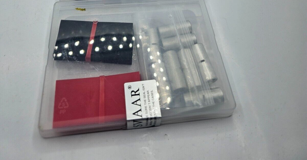 SVAAR 2 AWG Butt Connectors 8PCS 2 Gauge Non-Insulated Butt Splice Connectors