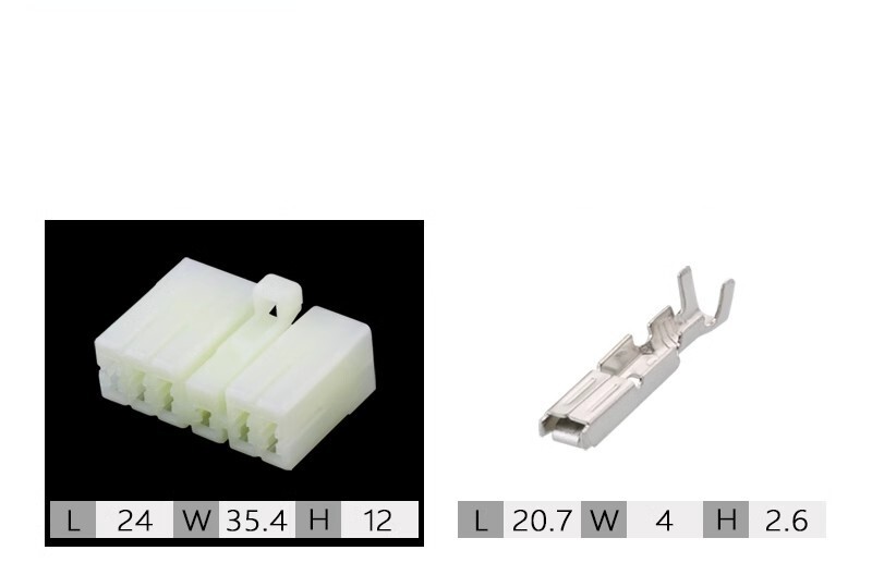 5 set 12pin Suitable for car audio connector modification plug 3.0mm DJ7112-3