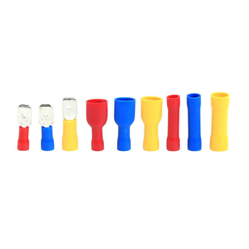 300/222PCS Insulated Assorted Electrical Wire Connectors Crimp Terminals Set Kit