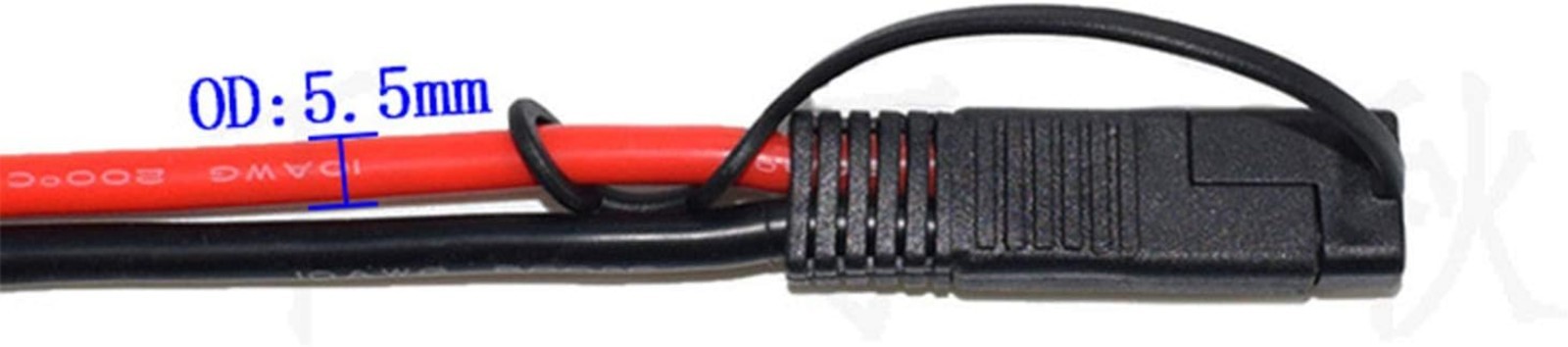 Battery Charging Cable SAE to O Ring Terminal Connectors Harness, 10AWG Quick…