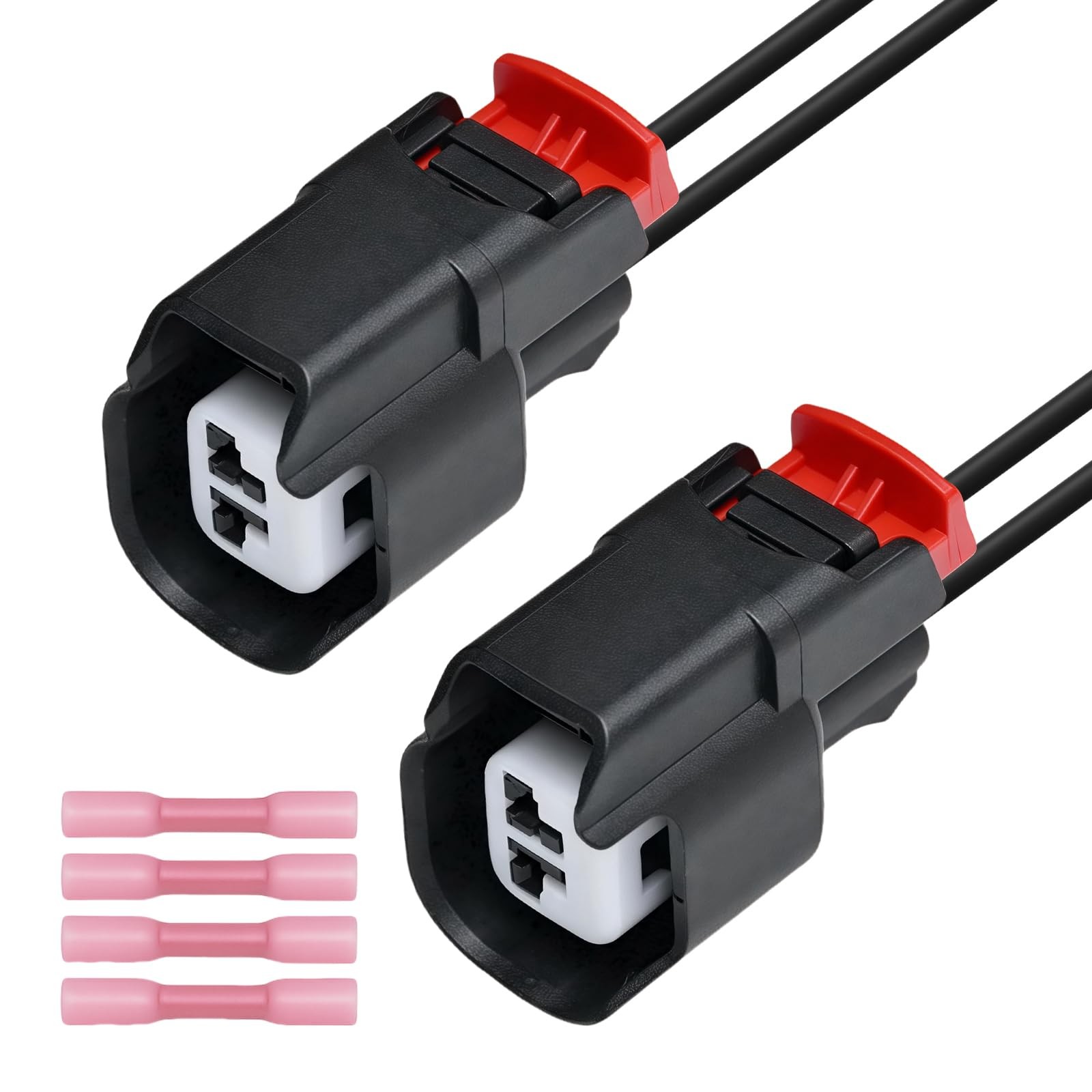 AMZAUTO 2 PCS 645-134 ABS Wheel Speed Sensor Connector Wiring Harness