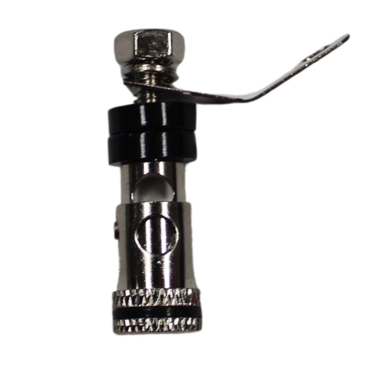 12 Gauge Brass/Nickel Plated Negative (Black) Push Terminal