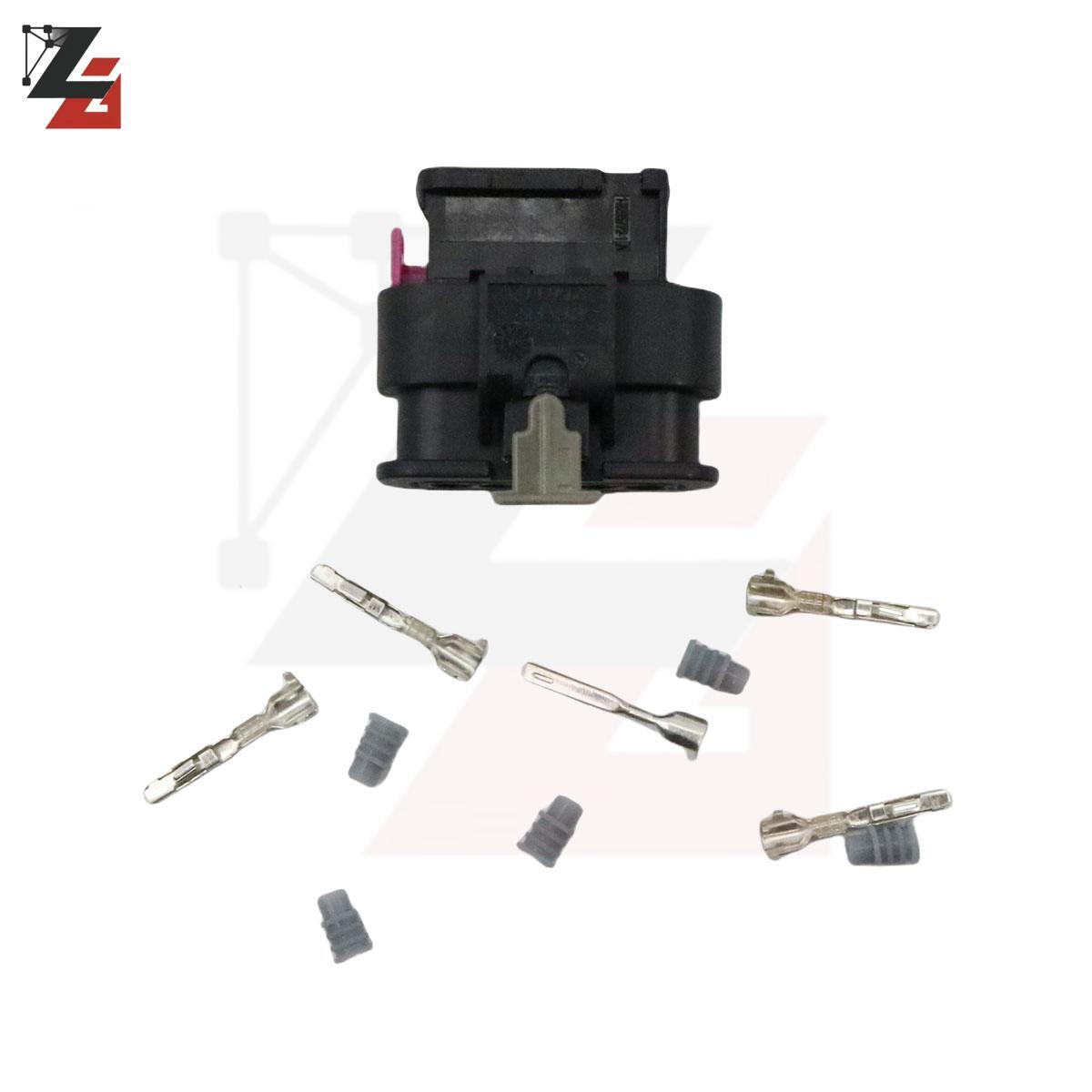 Pack (1) 5 Pin 4F0973705 Mass Air Flow MAF Connector Adapter For Audi For VW