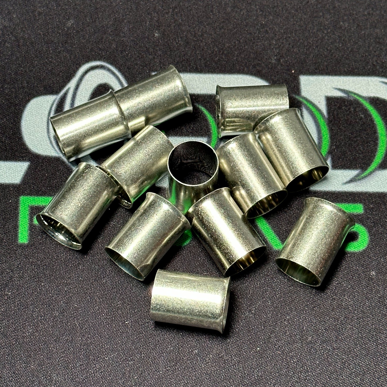 Lord of Bass 12PK 2/0 Gauge Uninsulated Wire Ferrules Crimp Tinned Copper