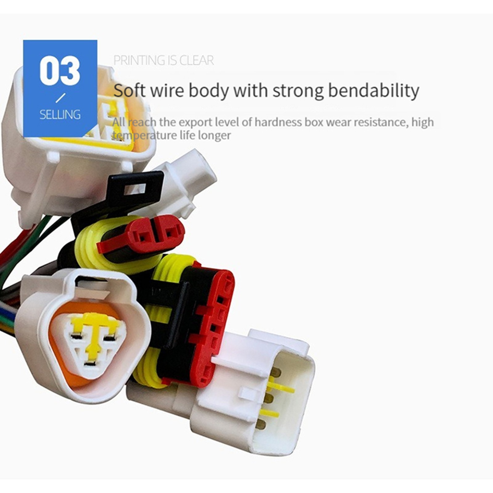 34 Core National Standard Wire Connector Flame Retardant Car Connection Cable