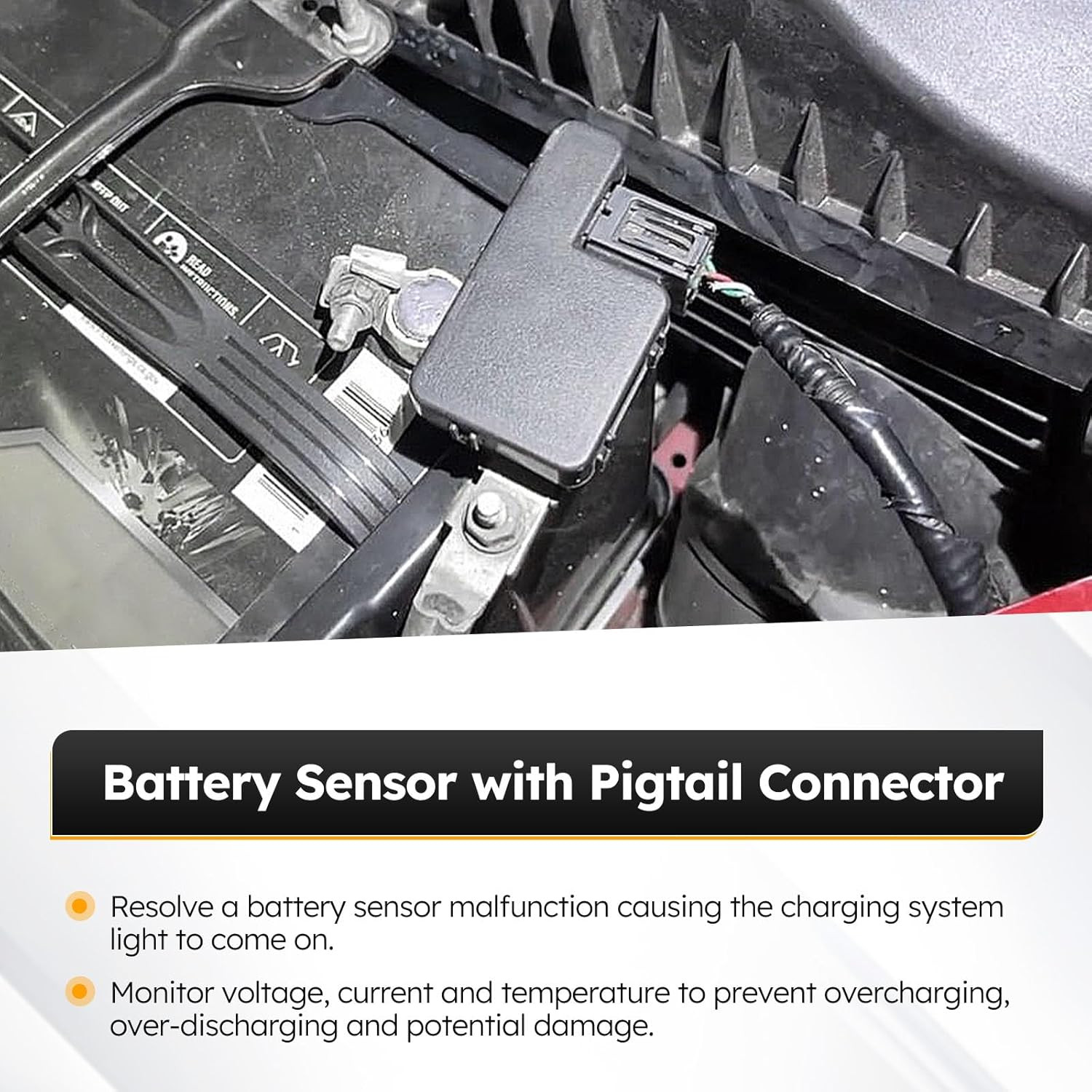 38920-T2A-A04 Car Battery Sensor Battery Terminal with Pigtail Connector