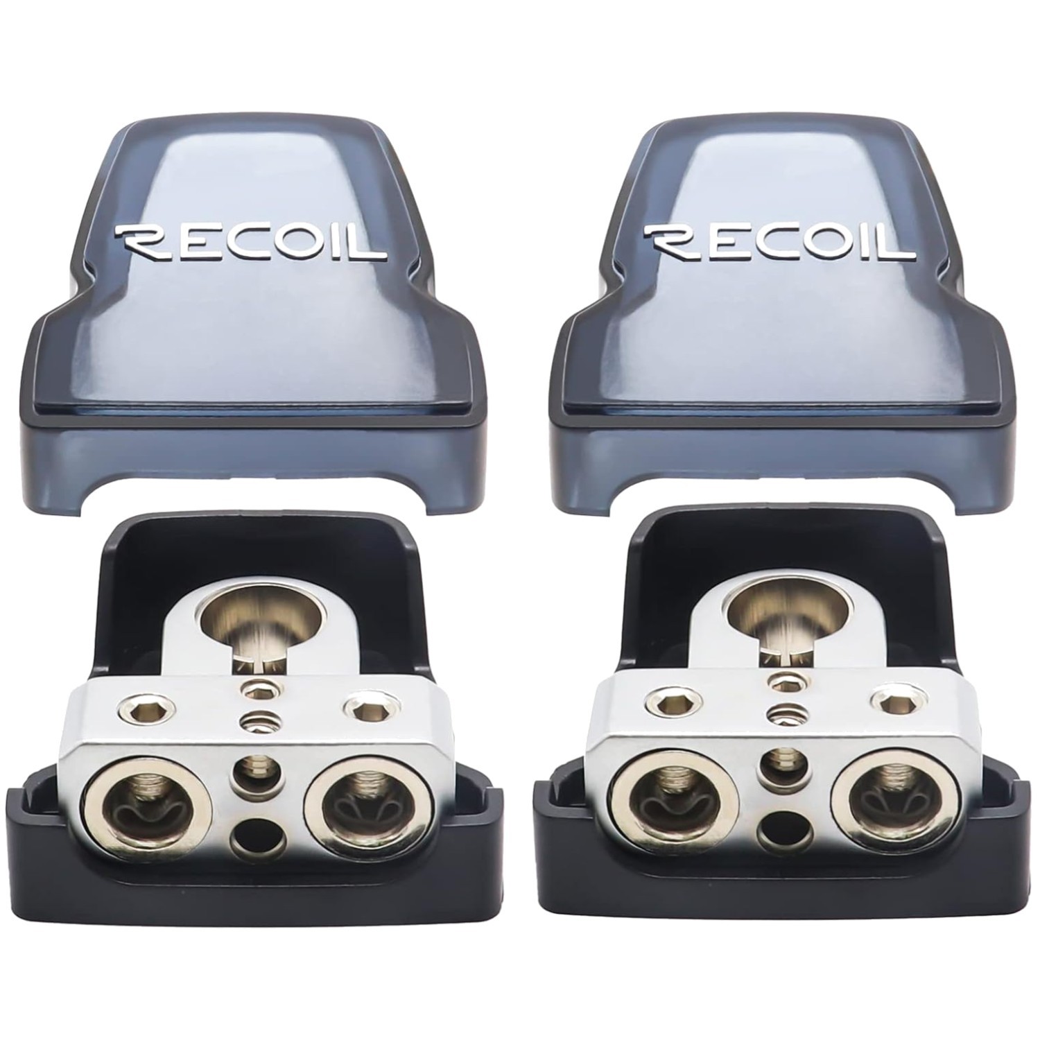 Brass Terminals 2-Pack – 4 Outputs