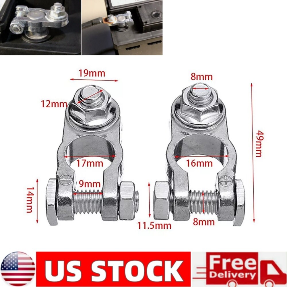 Universal Battery Terminal Connectors Top Post Battery Terminals Clamp for Car