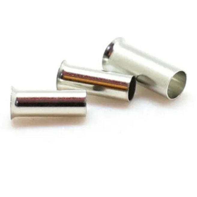 Lord of Bass 25PK 4 Gauge Uninsulated Wire Ferrules Crimp Tinned Copper