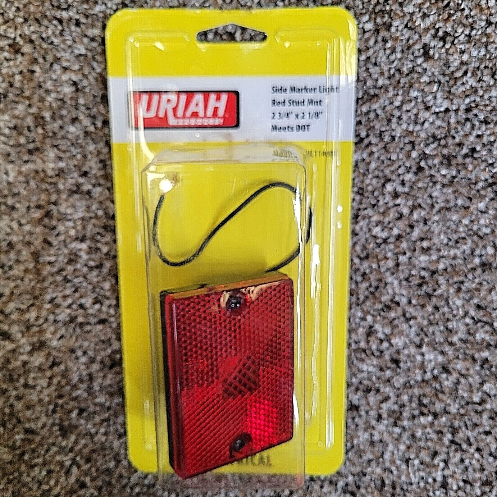 2 RED Stud Trailer Light,No UL114001, Infinite Innovations Inc 1 Sealed 1 Opened