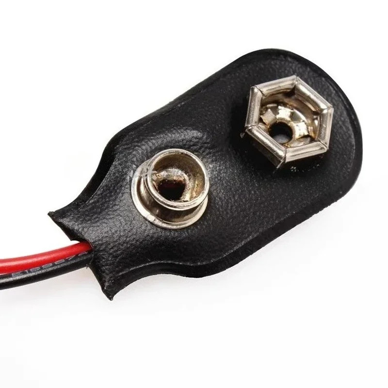 100pc 9V Battery Connector Snap DC Clip Line Adapter Terminal Power Cable I