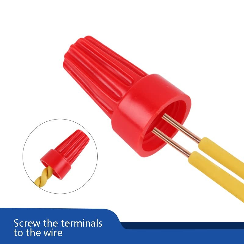 Pcs Wire Connectors Nuts Kit – Electrical Twist Wiring Splice Screw Caps 330