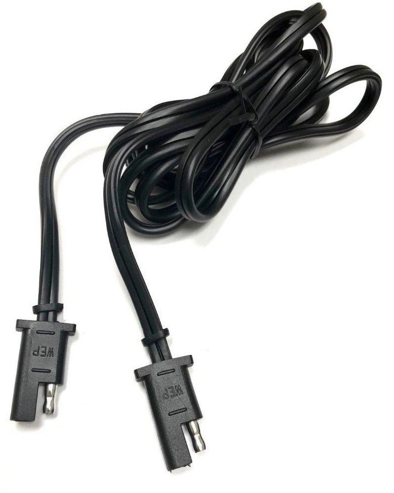 6ft. Battery Quick Disconnect Connect 2-Pin SAE Extension Wire Harness Tender US