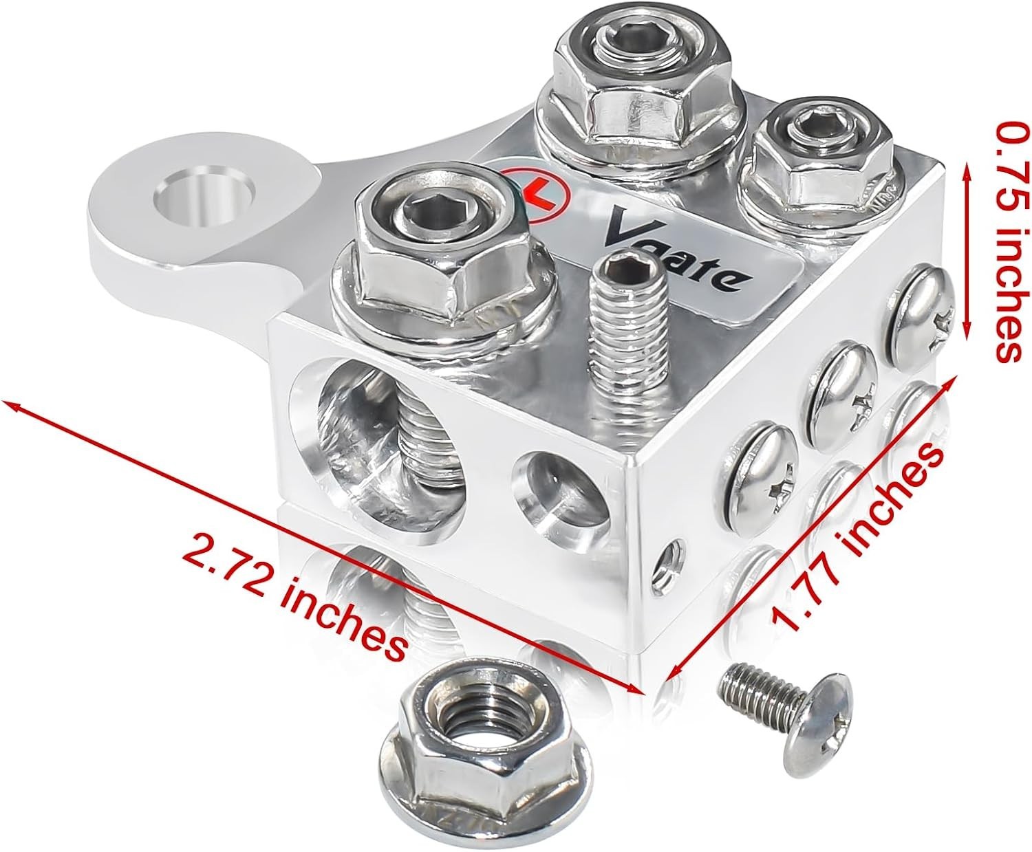 12-Way Lead-Acid or Lithium Battery Terminal Connectors, Multi-Size Terminal …
