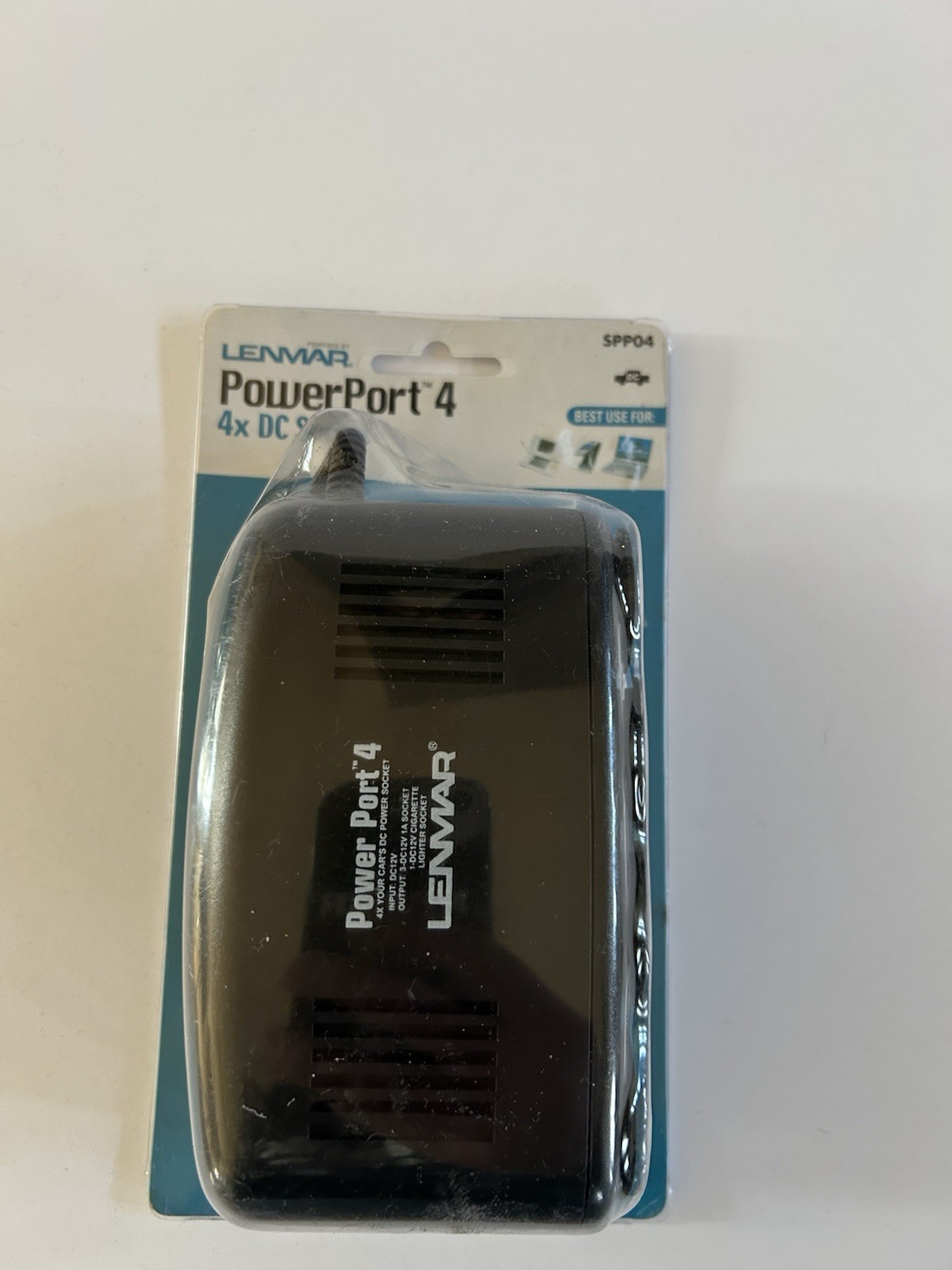 SEALED Lenmar SPP04 PowerPort 4 4x 12v DC Car Socket ~ FREE SHIPPING