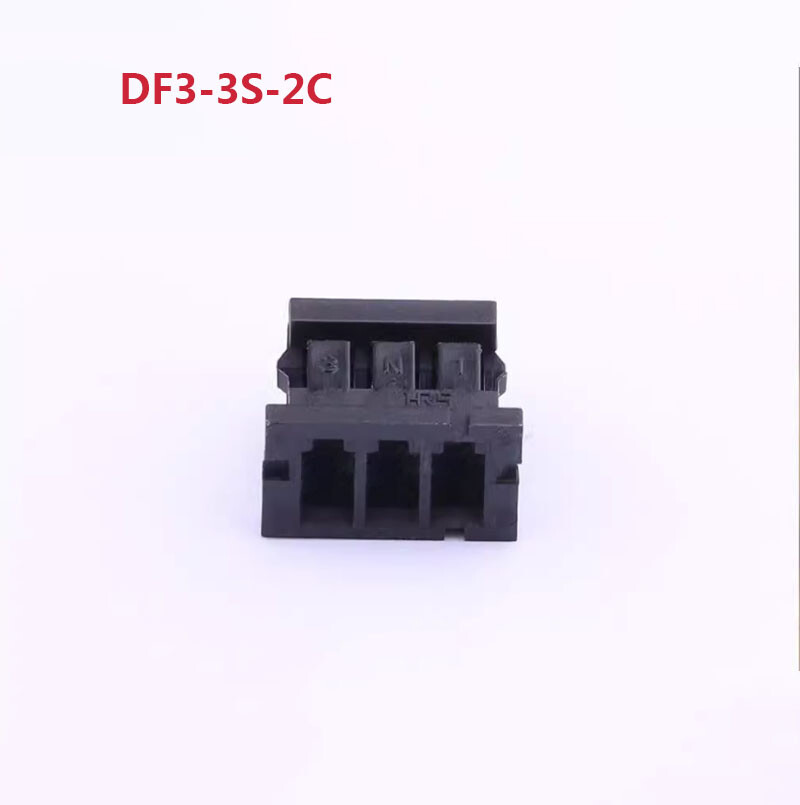 10pcs DF3-3S-2C spacing 2.0mm 3P terminal rubber shell DF3 series plug connector