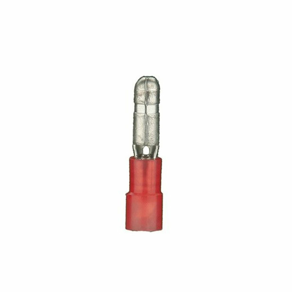 The Install Bay RNMB Red Nylon Male Bullet Connector 22-18 Ga .156 Pack of 100