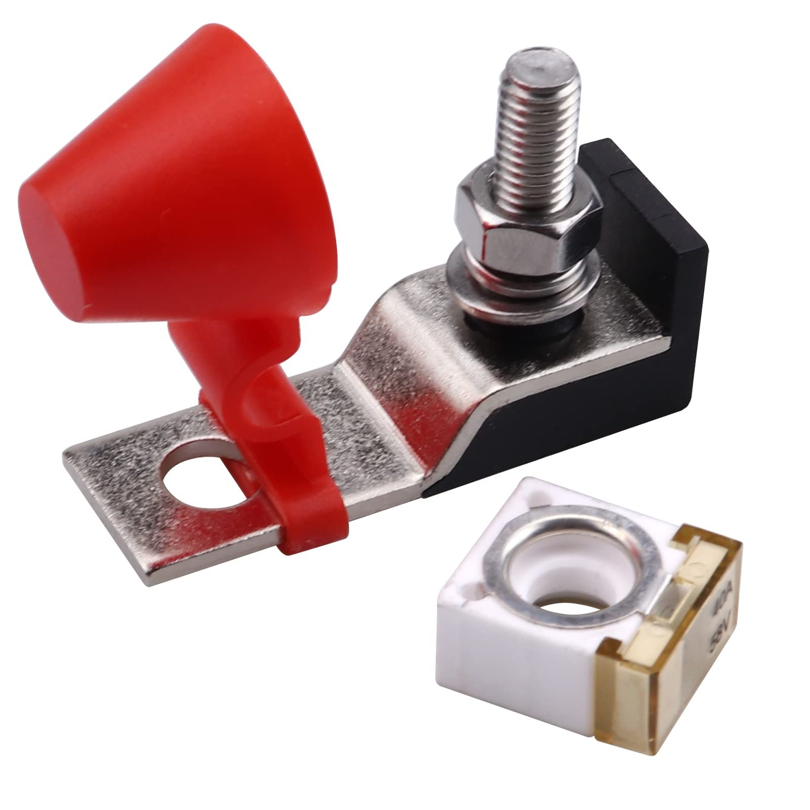 400A Battery Fuse MRBF Terminal Fuse Block Single Stud Max 58V Car Marine Boat