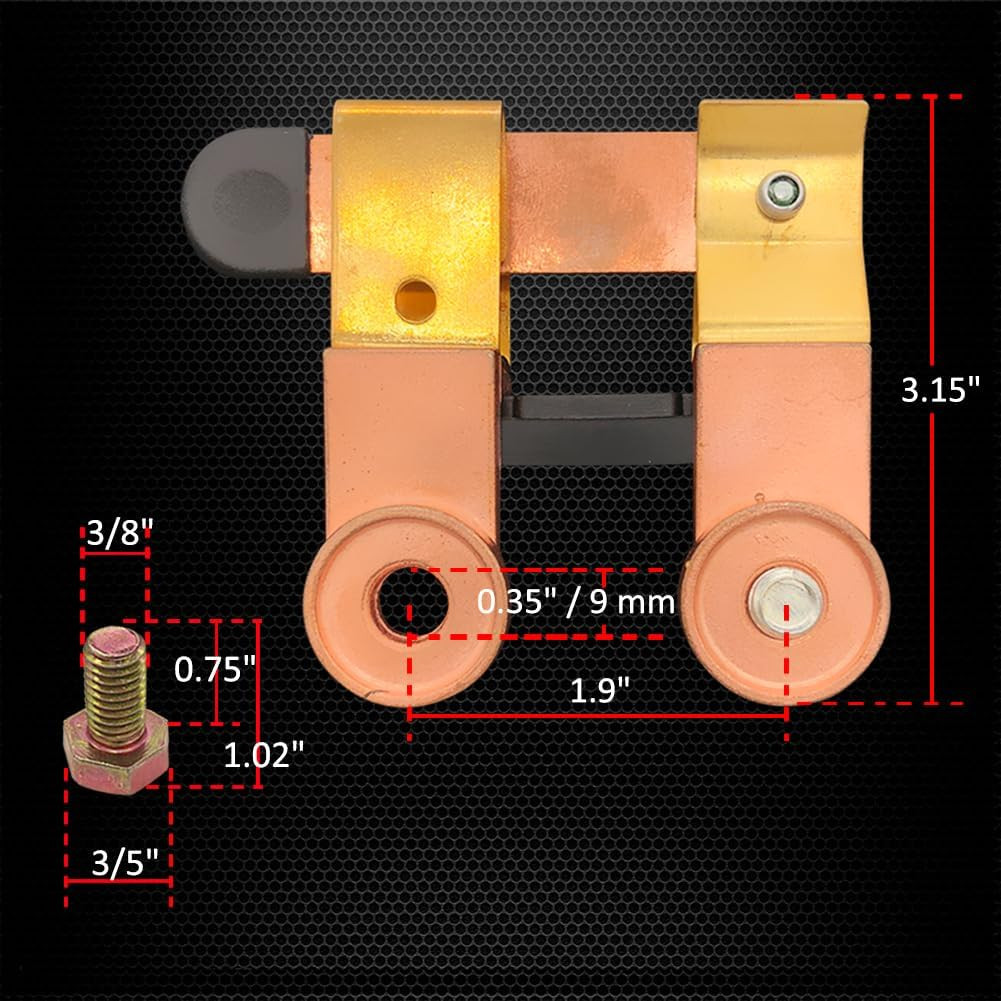 Side Post Battery Disconnect Switch 12V 24V, Knife Blade Battery Switch Disconne