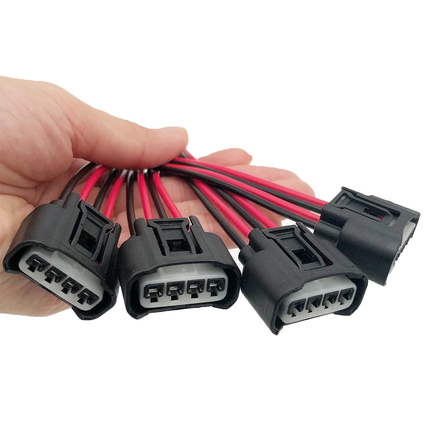 4Pcs Ignition Coil Connector Compatible with Toyota Camry Corolla Highlander, Sc