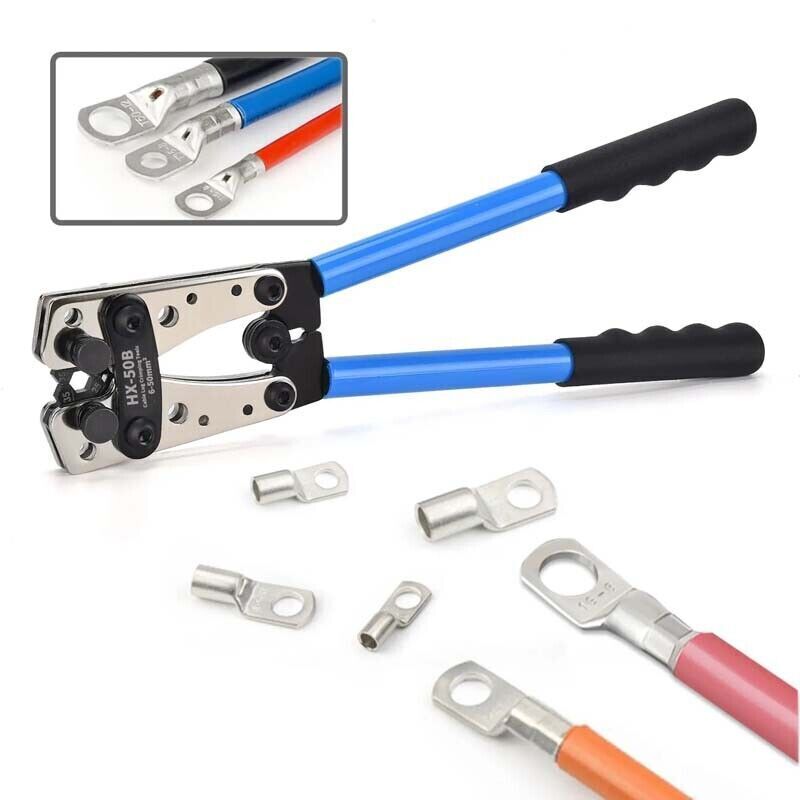 Terminal/Plier 140X Cable Lugs Copper Ring Crimp Car Battery Wire Connectors