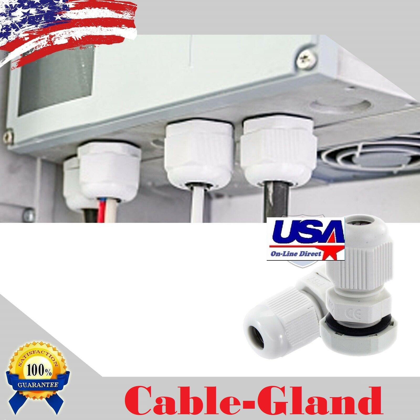 1/0 AWG 3/4″ Waterproof Firewall Sheetmetal Grommet Power Wire Cable Marine 1pc