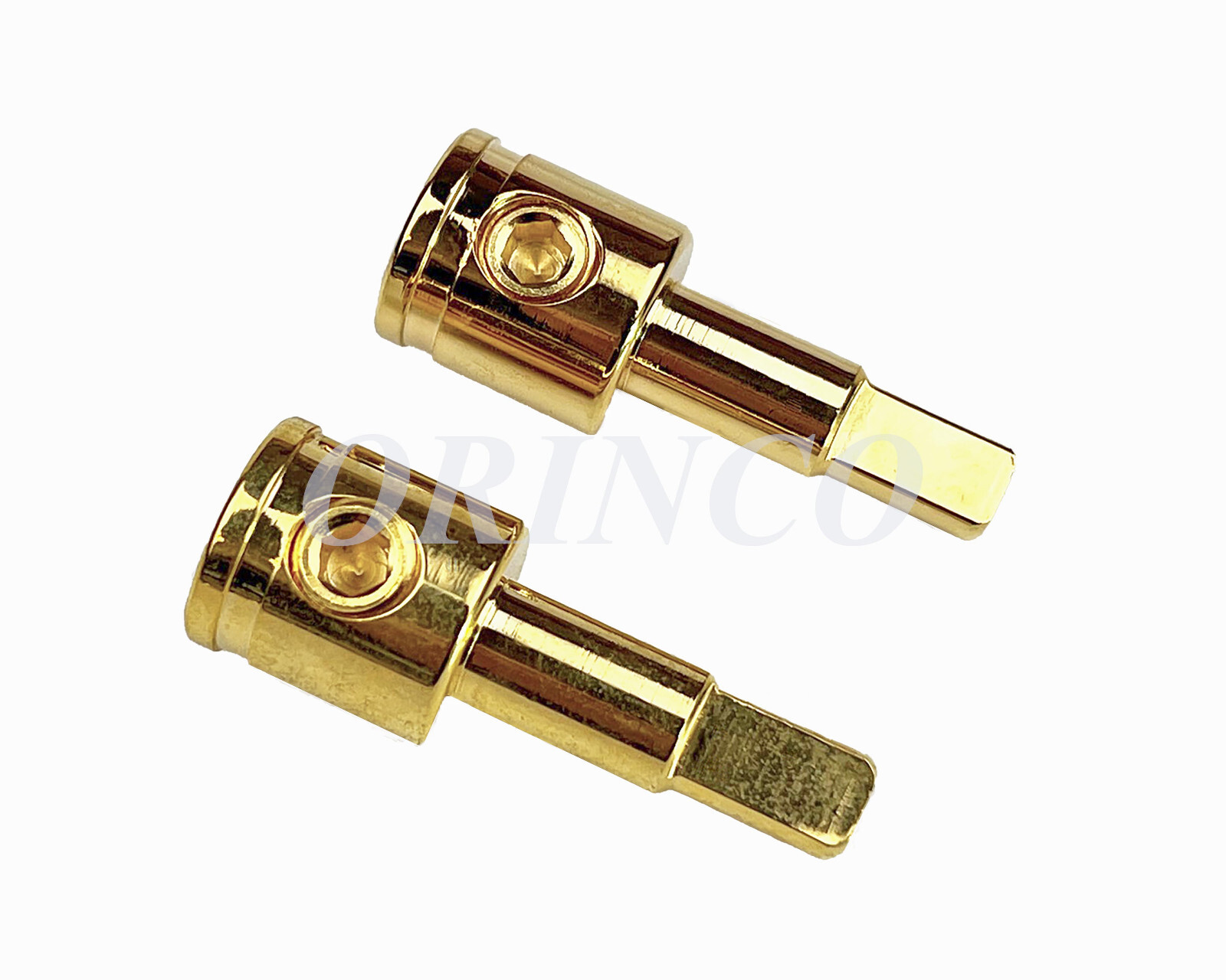 2pcs 1/0Ga. to 4Ga. Power or Ground Wire Reducer for Car Audio Installatation