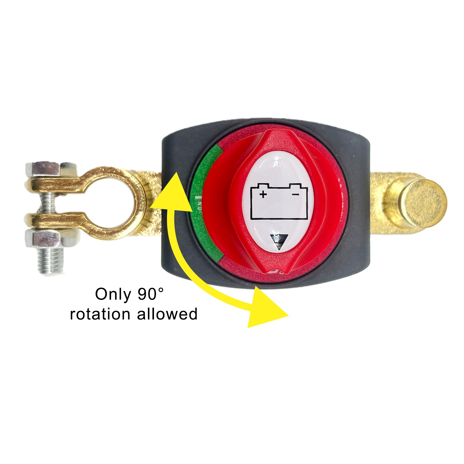 Clamp Top Post Battery Disconnect Switch 12V-48V 275A For Car Truck RV