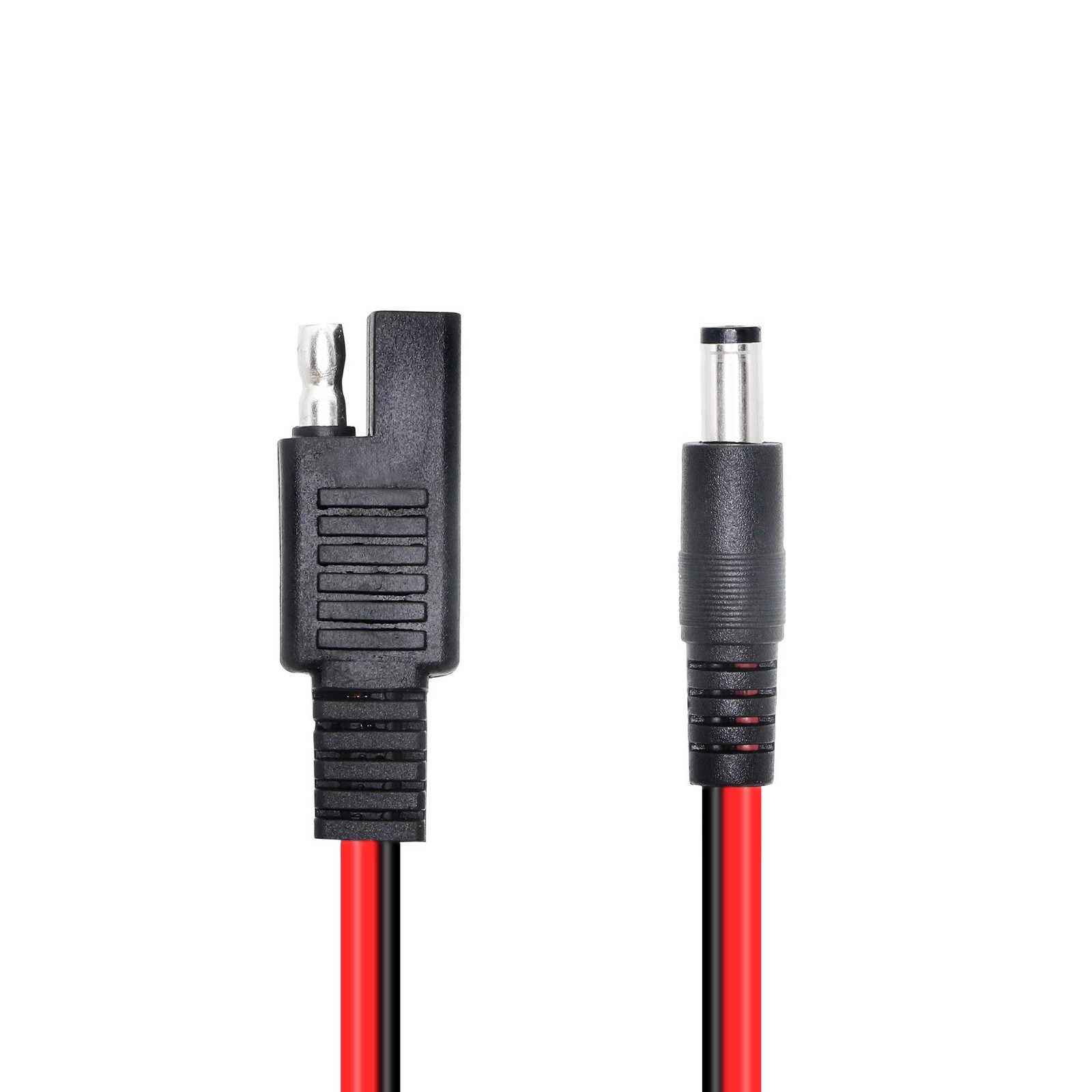 PNGKNYOCN 3.2 Feet 18AWG SAE Plug to DC 5.5×2.1mm Male Converter Black