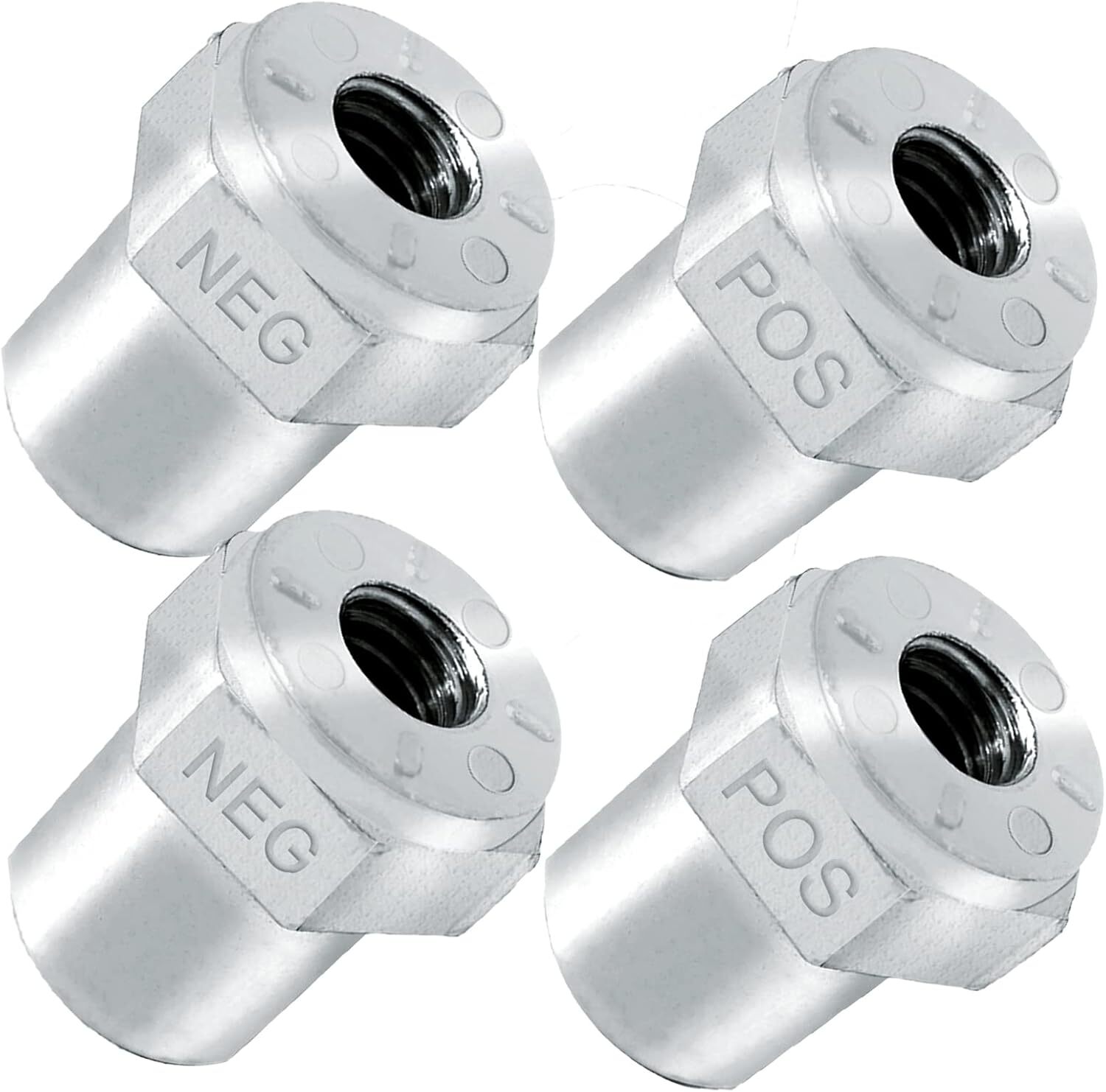 Car Battery Post Adapter: 4Pcs Side Post to Top Post Battery Adapter with 3/8″ F