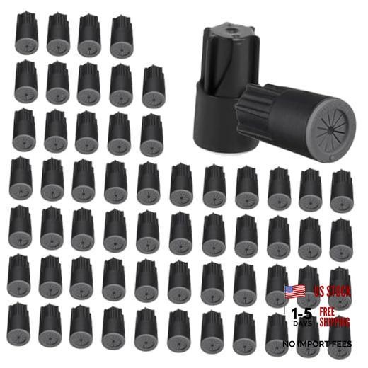 Waterproof Outdoor Wire Electrical Connectors,Sealant Twist Nuts 60PCS Black