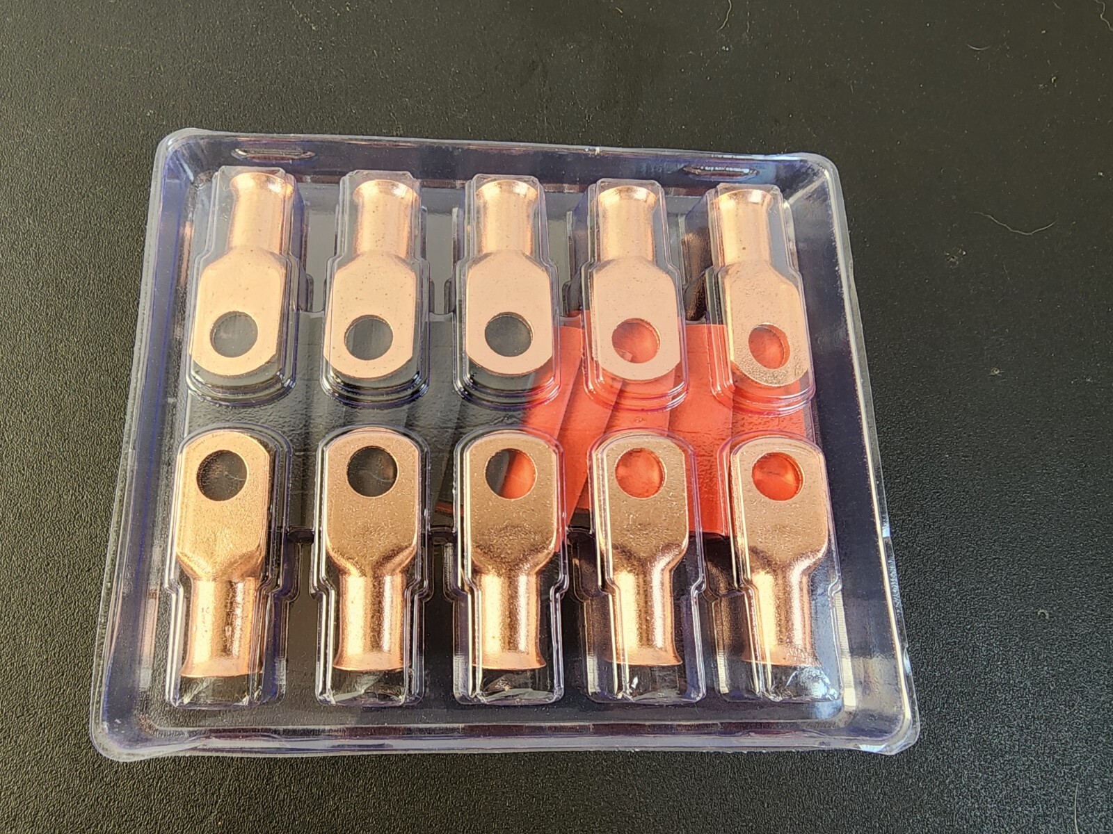 Sanuke Pure Copper Battery Cable Terminals 4 Awg 3/8″ M10 Battery Cable 10 Pack