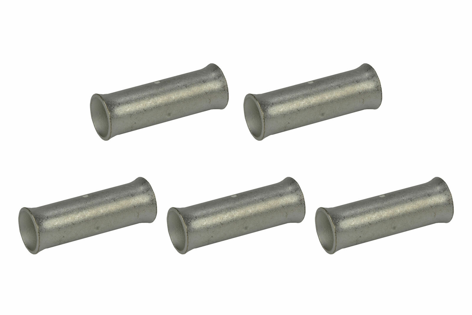 2 AWG TEMCo Butt Splice Connector Tin Plated Copper Uninsulated Gauge. 5 Pack