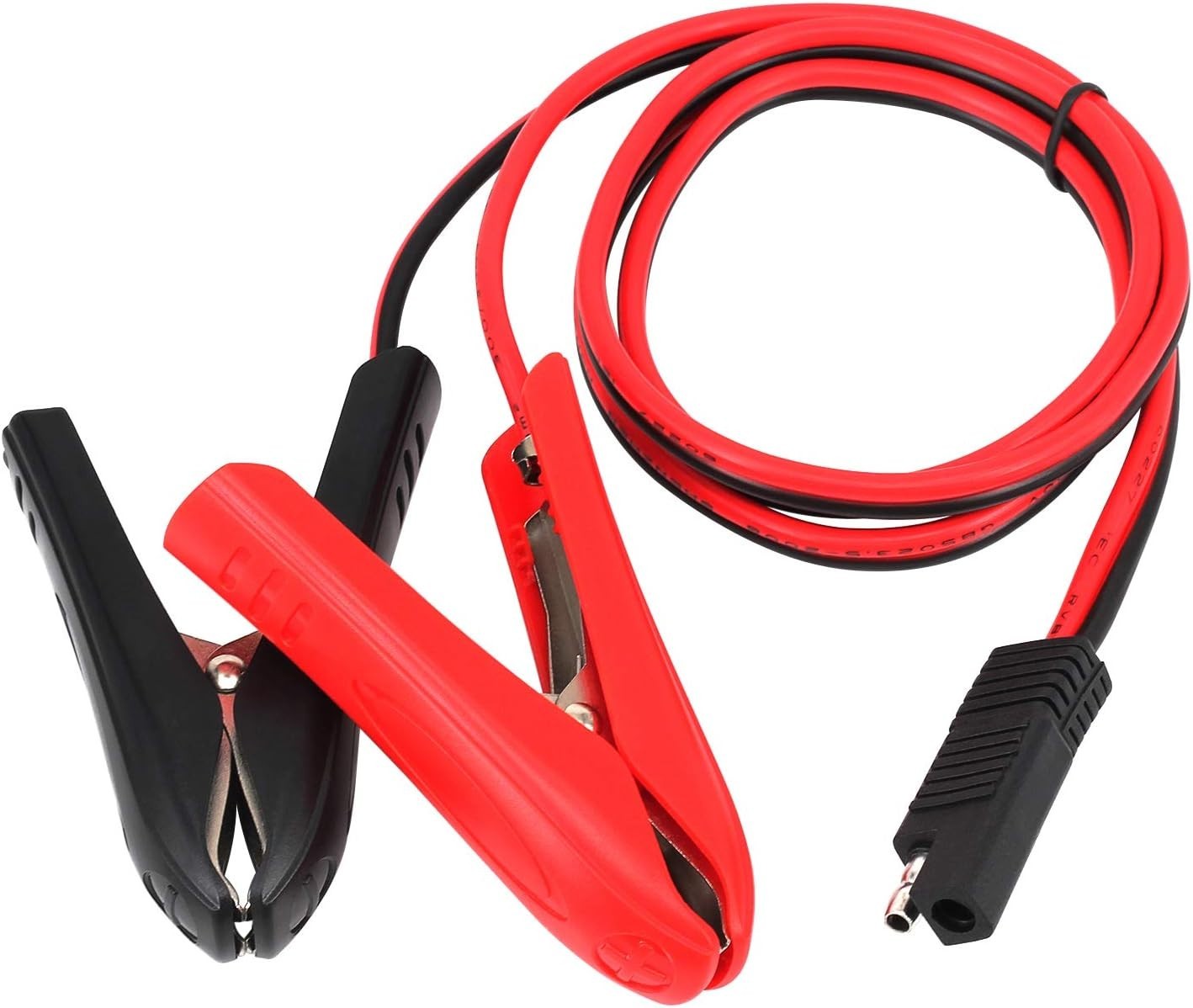 Alligator Clip To SAE Cable 3.2Ft, 12V Battery Clamp Quick Disconnect Cord