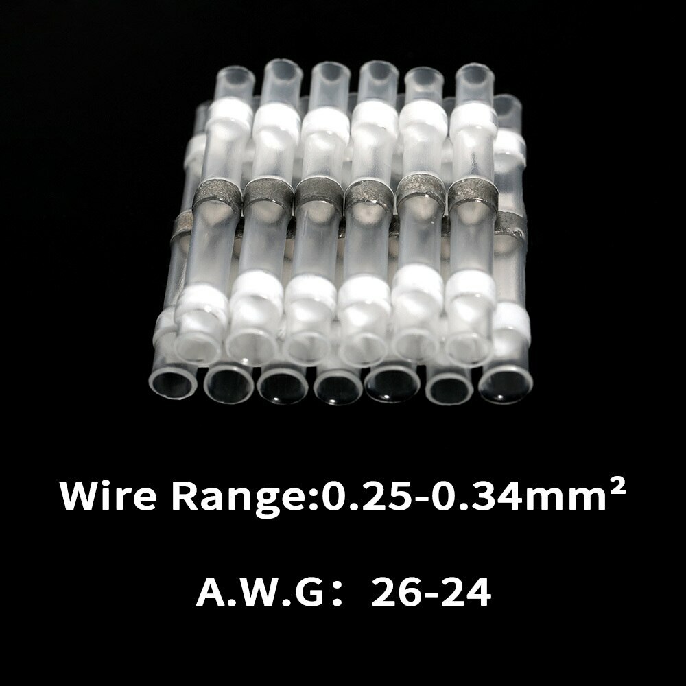 500/160PCS Waterproof Solder Stick Seal Sleeve Heat Shrink Butt Wire Connectors