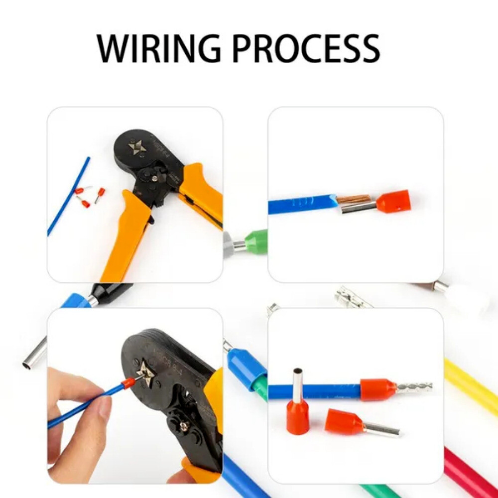 400/800PCS Insulated Crimp Cord Terminal Wire Ferrule Cable Terminals Connector