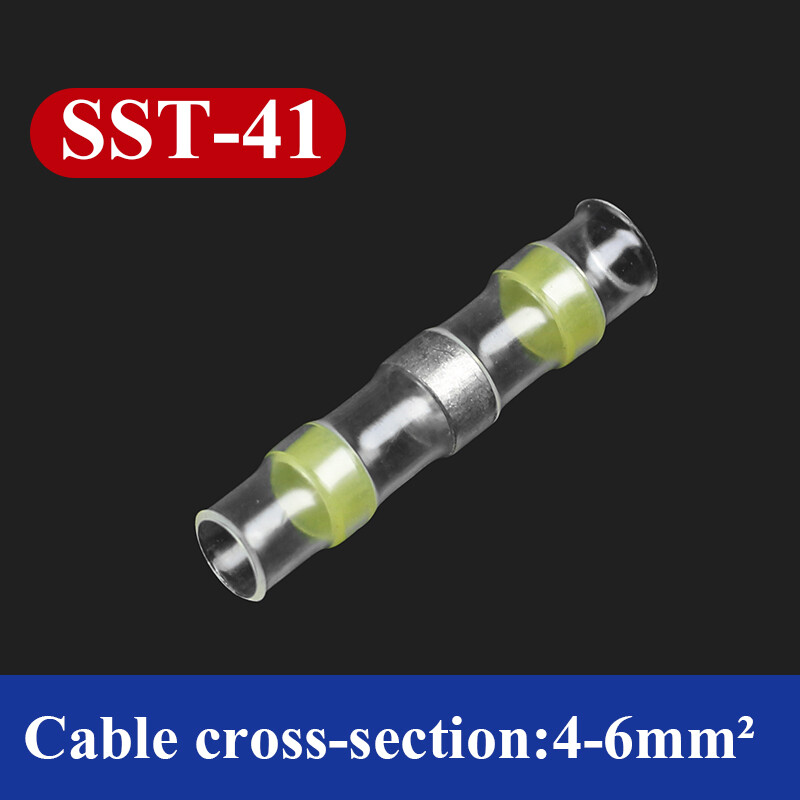200PCS Waterproof Solder Seal Wire Splice Connectors Heat Shrink Butt Terminals